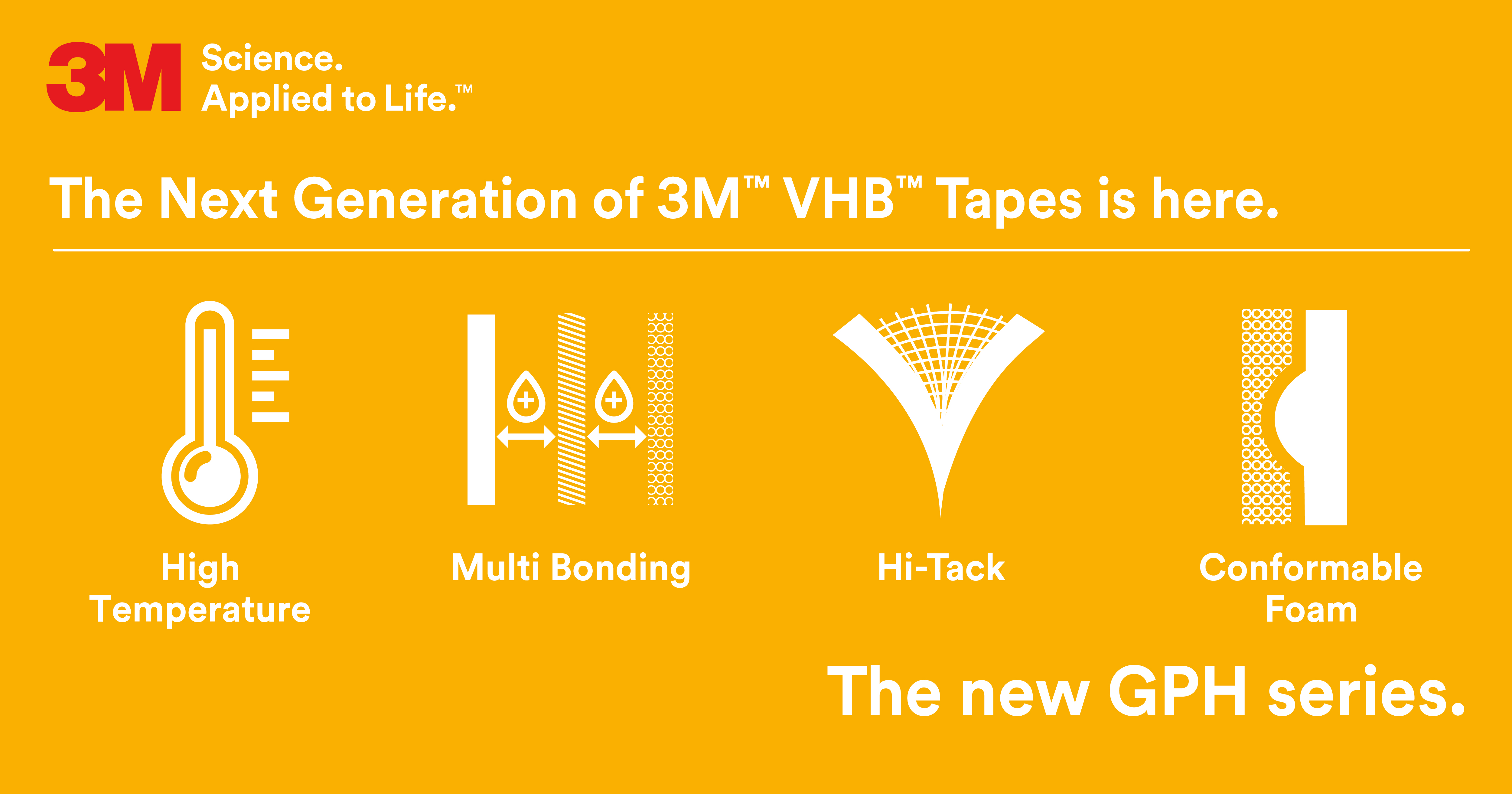 3M VHB GPH Tape Infographic
